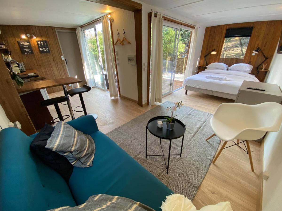 Superbe Cabane Jacuzzi Jardin Clim Wifi Parking Meyreuil Zewnętrze zdjęcie